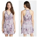 Poupette St Barth Nola Mini Dress Women’s Size Small Boho Tank Slinky Weave White Photo 1