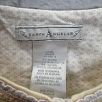 Earth Angels Earth Angles Cotton Short Sleeve Nightgown Shirt Sz L Yellow Floral Cottagecore Photo 4