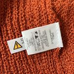 Fantastic Fawn   Women’s duster Knit cardigan in Rust & Ivory stripes size Small Photo 4