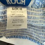 Koch  Cece‎ Smocked Top Size Small EUC Shoulder Ties Photo 3