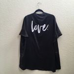 Victoria's Secret VS Black Love Silk Kimono Robe Photo 4