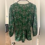 Max edition  Green Floral Blouse Photo 2