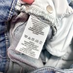 Free People We The Free Zebra Print Low Rise Flare Leg Jeans Blue Size 26 Photo 4