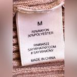 Say What? Sexy Brown Ribbed Dress High Split Say What ? Bust Line Plum  Size M Photo 13