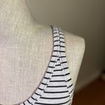 Lululemon Cool Racerback Tank Top Black White Striped P2P 15.5” Size 4 EUC Photo 9
