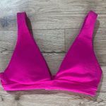 Becca NWOTBECCA Pink Plunge Halter Bikini Top large Photo 0