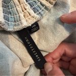 Knot Sisters  Cotton/Linen Lana Jumpsuit in Natural Blue Striped Size Medium Photo 6