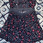 Hollister  Floral Open Back Backless Cut Out Romper Photo 4