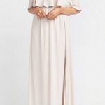 Show Me Your Mumu NWT Hacienda Maxi Dress SMALL Show Me The Ring Crisp beige Photo 0