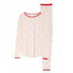 Rachel Parcell Heart Print Pink Pajama Set Size M Photo 1