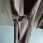 D. Jeans  Women's Skinny Jeans - Distressed Black Photo 2