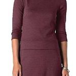 Toad & Co Burgundy 3/4 Sleeve Nixi Dress with Hidden Stash Pocket Size Small Photo 0