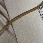 3 Strand Pebble Stone Necklace Choker Leather Silver Tone Brown Photo 3