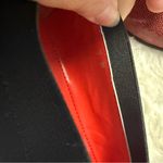 Amalfi by Rangoni Made in Italy Red Leather Bow Flats – Size 7M Photo 2