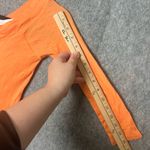 Aeropostale Y2k Woman Size SX orange double V-neck 3/4 sleeve top Photo 3