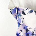 Eliza J Chiffon Floral Print Halter Tie Pleated Skirt Maxi Dress, Size 2 Photo 8