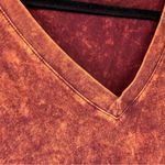 Zenana Outfitters Women's V-Neck Rust Top 1X Photo 3