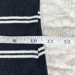 Wild Fable  Black White Striped Scoop Neck Ribbed Midi Tank Dress Medium Photo 7