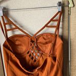 Haute Monde  Vibrant Orange dress large Photo 7