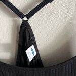 Old Navy Black Ribbed Racerback Cami Tank Top Adjustable Straps Size Large Photo 2