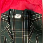 Aritzia, Sunday Best Women’s Crop Plaid Green Blazer Size Large Photo 2