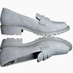 DV by Dolce Vita Catalina Loafers Sz 7.5 | Lug Sole Platform Gray Penny Slip Photo 5