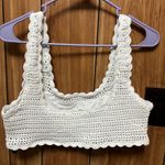 Beach Riot Andy Top White Crochet Photo 3