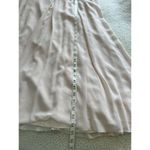 Monique Lhuillier  BRIDESMAIDS Lace Chiffon Gown Blush Pink Size 2 Photo 8