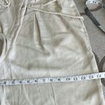 Chico's Chico’s high waisted pleated rope belt paperbag waist tapered ankle pants Photo 6