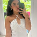 Jason Wu eyelet halter maxi summer dress sz large Photo 16