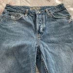 Topshop Moto Hayden boyfriend distressed ripped light blue cotton jeans 26x30” Photo 3