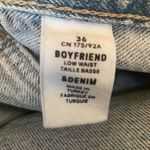 H&M &denim destroyed boyfriend button fly jeans Photo 4
