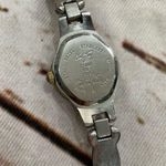 VINTAGE CHERYL TIEGS SILVER TONE GOLD TONE LINK WATCH Photo 3