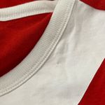 Target Christmas Santa Costume Print Long Sleeve Shirt Cotton Medium Red Photo 3