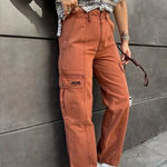 BDG Urban Outfitters Cargo Pants in Rust Size 27 Photo 0