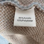 Mushroom Sweater Knit Tank Top Tie Shoulder Miss Sparkling Large Festival Whimsy Blue Photo 7