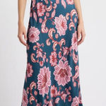 Farm Rio  size medium new Blue flower delicacy Paisley slip dress floral pink Photo 0