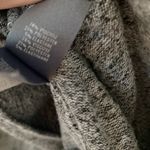 Aerie Just Add Leggings Sweater Heathered Gray Size Medium Cowl Neck Drawstring Photo 5