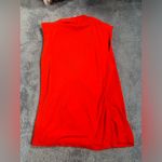 Brooks Brothers  Vibrant Red Sleeveless Blouse Photo 3