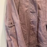 Jolt Lavender Cotton Utility Jacket Photo 3