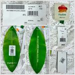 Farm Rio  Guipure Lace Crop Top Blouse Short Sleeve White Large NWT Photo 4