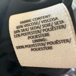 IRO  Carus Silk Blend Absract Long Sleeve Ruffle Blouse Womens Multicolor Size 40 Photo 3