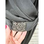 Laundry by Shelli Segal LAUNDRY by Shelli Sleeveless Halter Neck Wrap Mini Dress Black Women's Size 6 US Photo 2