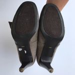 Gorgeous Ann Marino Bow Top Heels Gray Size 6.5 Photo 2