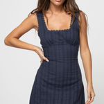 Princess Polly  Dasha Mini Dress Navy Photo 0