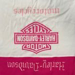 Harley Davidson Sequin White/Pink Baby TShirt Size Large White Photo 1