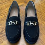 NYDJ Womens Edward Suede black Wedge Slip-On Loafer size 8 1/2 m Photo 1