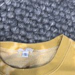 Brandy Melville John Galt  Yellow Cropped Tie-Dye Sweatshirt Size Small Photo 3