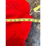 Amanda Uprichard  Red One Shoulder Ruffle Mini Dress Size Medium Photo 6