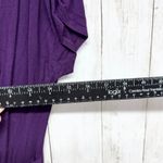 Chocolate Dress Women Chest 29" Small Purple Belted Scoop Neck Short Sleeve Mini Photo 2